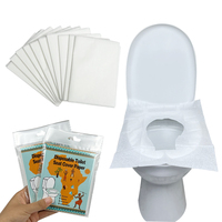 Housse de toilette jetable siège jetable