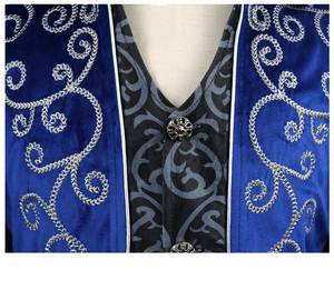 Chaqueta Steampunk para <span class=keywords><strong>hombre</strong></span>, chaqueta <span class=keywords><strong>victoriana</strong></span> Medieval para <span class=keywords><strong>hombre</strong></span>, traje de 2 piezas, disfraz de Cosplay de uniforme de esmoquin de Halloween - Product Image 6