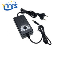 Adaptateur secteur universel YTYS YS124-2 réglable 1-24V 2A DC, garantie de 2 ans pour les éclairages LED, les moteurs, les ventilateurs, les pompes à eau