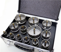NEW2025 13pcs foret à noyau métallique à pointe de carbure Bit19-75mm TCT scie cloche forets ensemble scie cloche Cutter avec boîte
