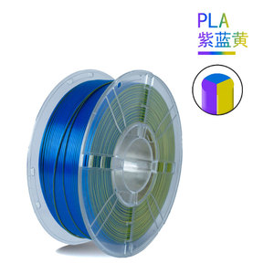 1KG 1.75mm Multicolor PLA Filament Silk Rainbow Red-Blue-Green Accurate +/-0.02mm Dimensional 100% Virgin Material <b>3D</b> <b>Printers</b> - Product Image 1