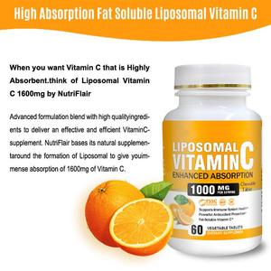 Harga terbaik Tablet Vitamin C Liposomal 1000 mg Ultra absorble asam penyerap untuk sistem dan kolagen - Product Image 2