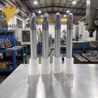 Fresa de extremo esférico de carburo de alta resistencia, directa de fábrica, para fresado de piezas automotrices, herramienta de máquina de máxima calidad
