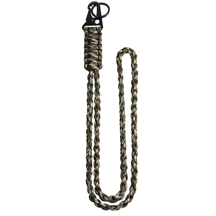 Chaveiro mosquetão ajustável com bandeira de bronze dos EUA para homens e mulheres, chaveiro paracord de corda para emergência ao ar livre, colar com anéis