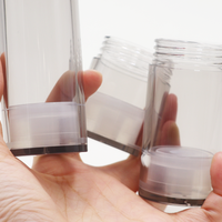 Flacon Pompe Airless Cosmétique pour Savon Liquide, Bouchon Noir, Couleurs Personnalisées, Extra Épais, 15ml, 30ml, 50ml, de l'Usine d'Emballage