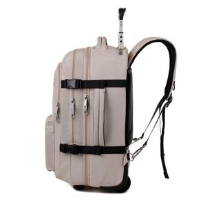Custom Laptop <b>Backpack</b> <b>Waterproof</b> 4 Wheeled Trolley <b>Backpack</b> Wheels School Laptop Travel Bag 19 Inches <b>Backpack</b> Trolley Trav - Product Image 2