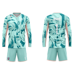 Jersey Tim Sepak Bola Anak Dewasa, Seragam Jersey Tim Sepak Bola Lengan Panjang Oranye Cepat Kering - Product Image 6