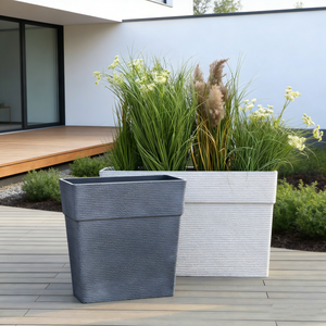 Jardinières décoratives hautes en plastique pour plantes d'intérieur, pots à fleurs de grande taille de <span class=keywords><strong>haute</strong></span> qualité, jardinières et pots légers pour hôtel - Product Image 3