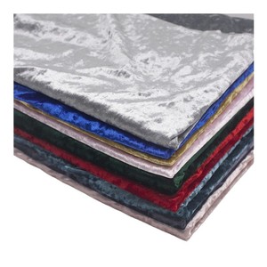 100 Polyester glace velours trame tricoté tissu rouleaux écrasé velours tissu <span class=keywords><strong>pour</strong></span> mariage rideaux robe canapé rideau - Product Image 5