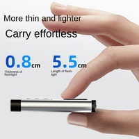 Lampe torche LED miniature en alliage d'aluminium WARSUN T5 - Lampe de poche multifonctionnelle portable pour le camping