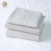 Vente en gros OEM de tissu en lyocell de bambou biologique 300TC 100% naturel, personnalisé, certifié OEKO-TEX, ensemble de draps 4 pièces toutes saisons