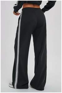 Pantalons de survêtement pour femmes, blocs de couleur, <span class=keywords><strong>coupe</strong></span> ample, avec poches latérales, pour les sports de plein air, la course à pied, la randonnée, les vêtements décontractés - Product Image 3