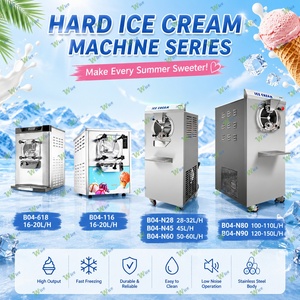เครื่องทำเจลาโต้ WICE Hard Ice Machine รุ่น B04-N28 ผลิตน้ำแข็งได้ 25-28 ลิตร/ชั่วโมง ระบบทำความเย็นเร็ว เสียงเบา ใช้งานง่าย ระดับมืออาชีพจากอิตาลี - Product Image 4