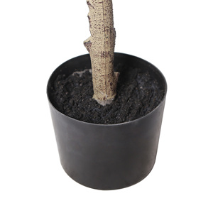 150Cm Cây Nhân Tạo Lụa Giả <span class=keywords><strong>Ficus</strong></span> Nhà Máy Giả Cây Cây Cây Trong Nồi Cho Nhà Văn Phòng Trong Nhà Trang Trí Nội Thất - Product Image 5