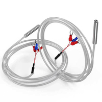 Sensor de Temperatura Tipo K o PT100, Sonda de Acero Inoxidable, Longitud Personalizable OEM/ODM, Apto para Uso Industrial