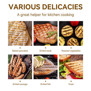 Prensa de Carne de Aluminio de Grado Comercial con Mango Frío al Tacto, Antiadherente, para Asar Hamburguesas y Bacon en Planchas y Parrillas - Product Image 4