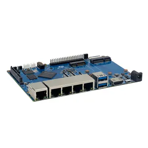 Papan pengembangan router pintar, 2024 Banana Pi BPI-R2 Pro generasi berikutnya mendukung antarmuka M.2 KEY-E PCIe