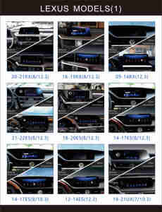 Pantalla táctil grande de 10,25 pulgadas, reproductor <span class=keywords><strong>MP5</strong></span>, GPS para coche, navegación DVD, Radio, vídeo, pantalla Multimedia Compatible con Lexus NX 200 300H - Product Image 6