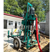 Machine de Forage Électrique Portable pour Puits d'Eau Souterrains de 120 m