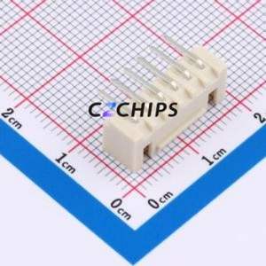 ZX-HA2.54-6PWZ-GW Wire-to-Board Pin Header Bent Lead Through Hole,P=2.5mm Connector 1x6P 2.5mm Right Angle Insert 6P - Product Image 2