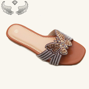 Fashionable Beach Flat Sandals <b>for</b> Women <b>Summer</b> Beach Simple Comfortable High-Quality Sandals <b>Slippers</b> Breathable Women Sandals - Product Image 2