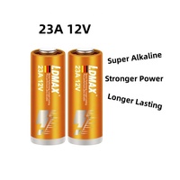 12V 23A baterai Alkaline, L1028 Mn21 baterai Alkaline untuk bel pintu atau mainan pengendali jarak jauh, baterai LR23A untuk bel pintu pintar