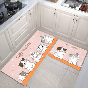 Flores e Plantas Tapetes Cozinha Banheiro Impresso Cozinha Tapete Bathmat Anti Fadiga Standing Mat - Product Image 4