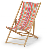 HE-155, chaise longue de plage pliante en bois de manufacture, chaise longue en tissu de bois avec un bon prix et peut être personnalisée