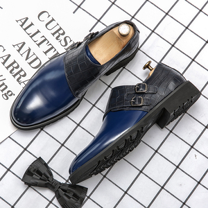 Chaussures à double boucle pour hommes, pointures 47 et 48, chaussures habillées durables et élégantes pour hommes - Product Image 4