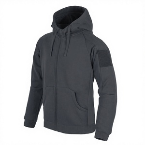 Tactical Urban Winter <b>Hoodies</b> with Utility Pockets Durable Fleece Fabric Zipper Up Design for Men - Product Image 1