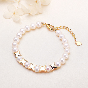 Bijoux en perles authentiques de Zhuji, vente en gros, perles lisses en diamant, trou droit, perles séparées, chaîne et bracelet à maillons tendance, presque - Product Image 3