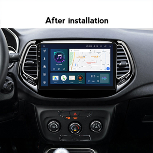 Prelingcar Cho Jeep <span class=keywords><strong>Compass</strong></span> 2016-2018 Màn Hình Xe Hơi Android 12 8 + 256G Carplay DSP RDS GPS Tích Hợp Trong Máy Nghe Nhạc Dvd 2din 5.1HIFI - Product Image 2
