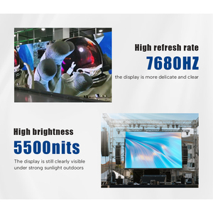 Écran LED SMD d'affichage extérieur sans soudure 500 x 500 mm, location, P3.91, écran de scène, événement HD, concert, mur vidéo LED - Product Image 5