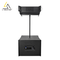 Système de sonorisation professionnel pour DJ, 2 enceintes K208 double 8 pouces et 2 enceintes SB18 simple 18 pouces, subwoofer néodyme, système de sonorisation pour fêtes