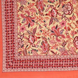 Draps plats de mariage personnalisables écologiques à motifs ethniques avec 2 taies d'oreiller incluses 100% coton 300tc pour usage domestique - Product Image 4