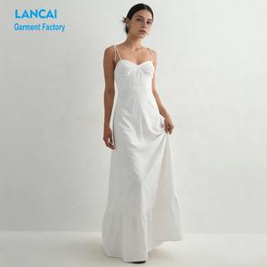 OEM Clothing Manufacturer Custom Make Brand Low Moq Apparel Design Service <b>High</b> Quality Garment Women Lady Clothes Maxi <b>Dress</b> - Product Image 1