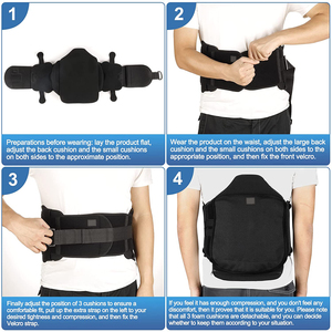 Soporte médico para aliviar el dolor de espalda, corsé de órtesis lumbo-sacral, descompresión Espinal, LSO, L0631 / L0648, universal - Product Image 6