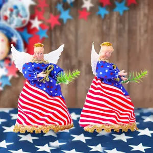미국 독립 기념일 파티 장식 액세서리 자유의 천사 인형 펜던트 국경일 데스크탑 장식 천사 인형