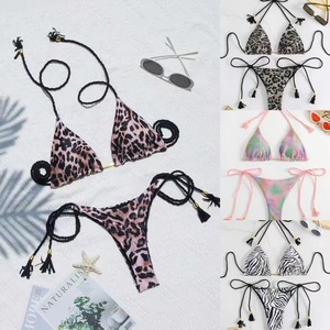 Fabricant de maillots de bain, maillots de bain de plage léopard pour femmes de haute qualité, maillots de bain personnalisés avec logo imprimé - Product Image 1