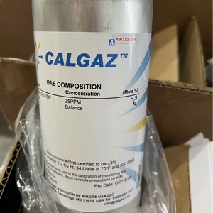 Cilindro de Gas Calgaz de 34 Litros, 494 PSIG, Gas de Calibración Industrial para Analizadores - Product Image 3