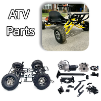 Kit de châssis ATV directement de l'usine pour l'assemblage de quad / buggy de plage / kart tout-terrain DIY