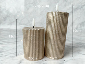 เทียนอิเล็กทรอนิกส์ LED ที่ใช้แบตเตอรี่จำลองเปลวไฟกะพริบเพื่อความโรแมนติกเล็กๆน้อยๆที่บ้านและค้างช่วงเวลาที่อบอุ่น - Product Image 2