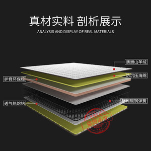 Coconut Fiber <b>Mattress</b> 1.8m/1.5m Medium Firm Orthopedic Whole Spring <b>Support</b> Spine Child Use - Product Image 3