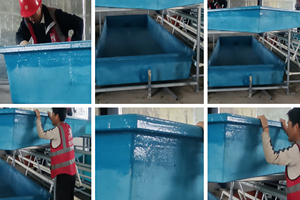 Hoge Sterkte Glasvezel Vis Kweektank Aquacultuur Incubator Symbiose Tank Incubatiebad voor Viskwekerijen Lassen Snijden 2x6m - Product Image 6