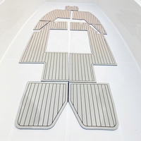 Revêtement de sol en mousse EVA brossée, moderne, imperméable, antidérapant, de qualité supérieure, personnalisable, élégant et luxueux, pour pont de bateau extérieur, 6 mm, adhésif
