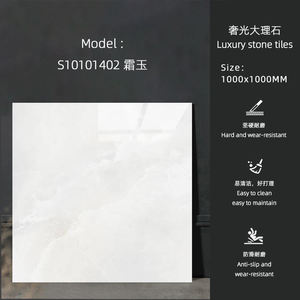 Volledige marmeren tegels <span class=keywords><strong>1000x1000mm</strong></span> |   Antislip, slijtvaste, glanzende vloer- en wandtegels voor de woonkamer - Product Image 5