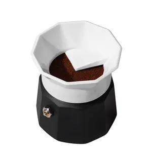 Harmony New design high quality Powder Coffee Dosing Ring Dispenser AS Material Moka Pot Coffee Distribution Tool