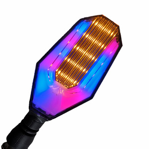 Luces LED RGB universales para motocicleta, intermitente delantero y trasero, para Harley, Yamaha, <span class=keywords><strong>Suzuki</strong></span>, 15 LED - Product Image 1