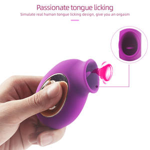 เครื่องสั่นแบบลิลลี่ ดีไซน์ใหม่ ของเล่นทางเพศสำหรับผู้หญิง เครื่องสั่นแบบลิ้นและดูดกระตุ้นคลิตอริส เครื่องสั่นแบบลูกบอลสำหรับผู้หญิงสำเร็จความใคร่ด้วยตนเอง - Product Image 3
