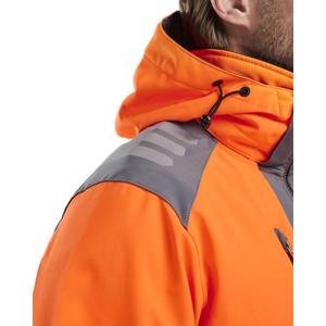 BLAKLADER - 449125135396M <b>Hi</b>-<b>Vis</b> Softshell <b>jacket</b> <b>Orange</b>/Mid grey - EAN 7330509767849 <b>HI</b>-<b>VIS</b> WORKWEAR - Product Image 5